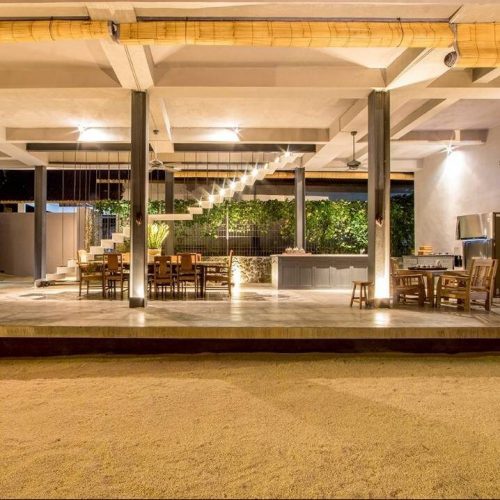 Dining Area with Petanque Field